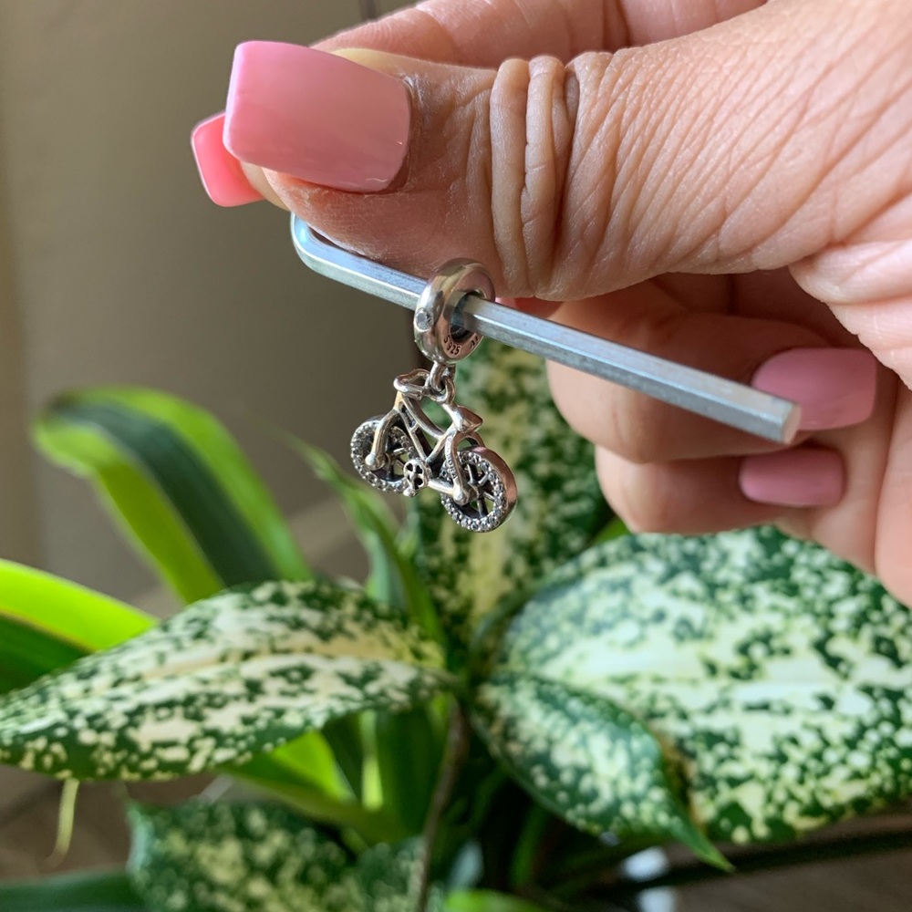 Pandora Charm | Brilliant Bicycle Dangle Charm